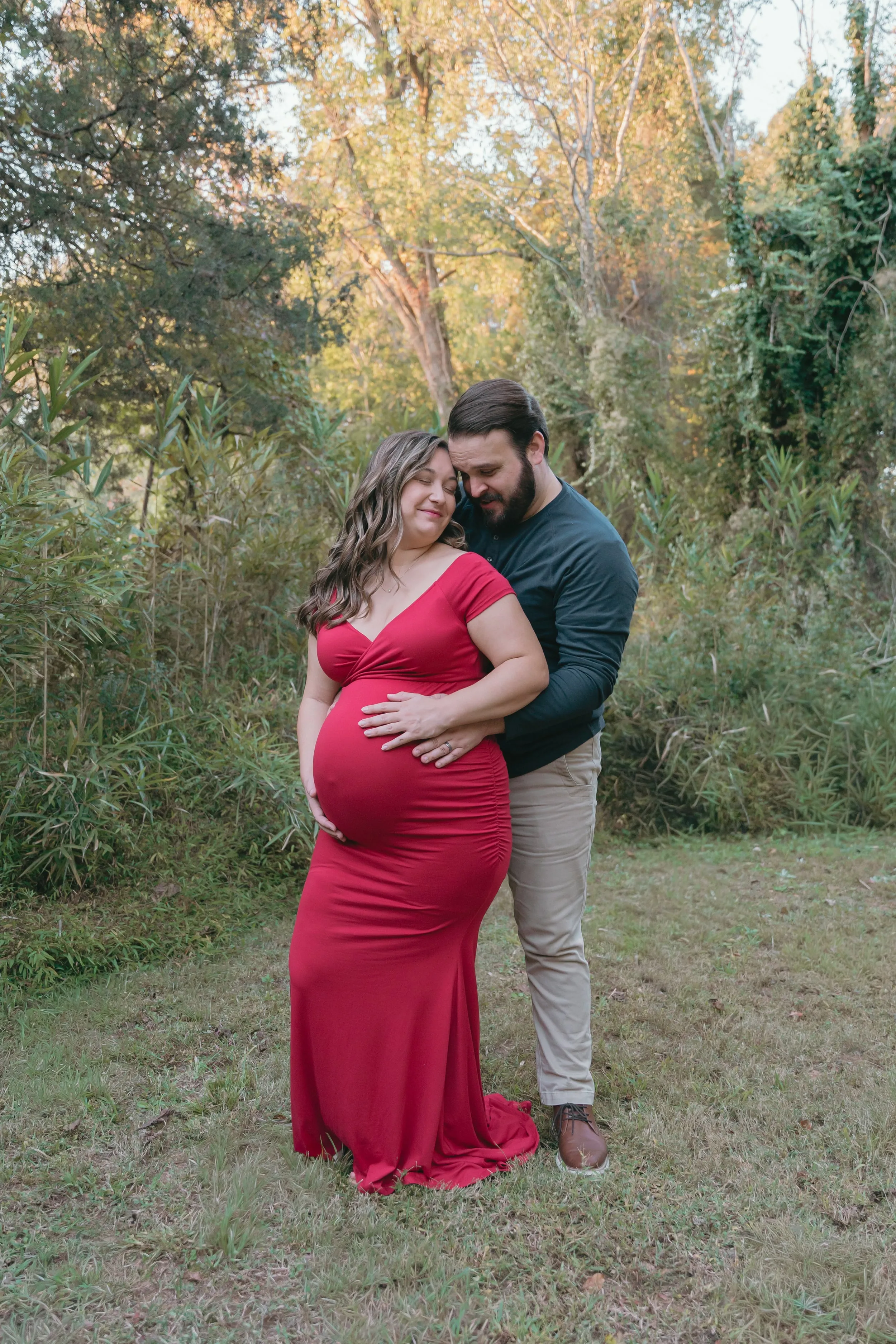 Candid family moment captured during outdoor session